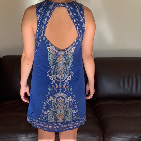 Blue Tribal Dress - Picture 5 of 5